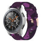 22mm Stripe Weave Nylon Wrist Strap Watch Band for Galaxy Watch 46mm / Gear S3 - DealBuddy