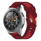 22mm Stripe Weave Nylon Wrist Strap Watch Band for Galaxy Watch 46mm / Gear S3 - DealBuddy