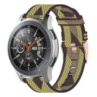 22mm Stripe Weave Nylon Wrist Strap Watch Band for Galaxy Watch 46mm / Gear S3 - DealBuddy