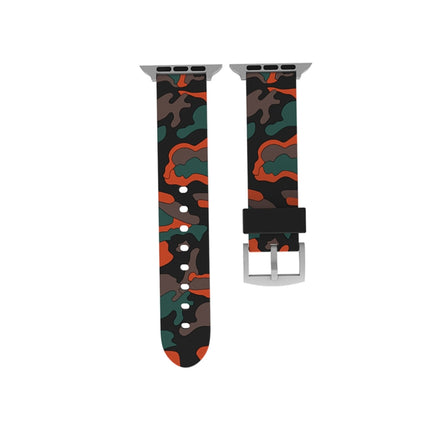 For Apple Watch Series 3 & 2 & 1 38mm Fashion Camouflage Pattern Silicone Watch Band - DealBuddy