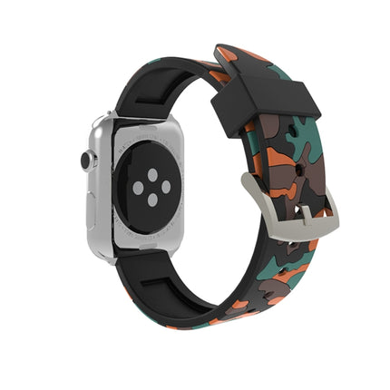 For Apple Watch Series 3 & 2 & 1 38mm Fashion Camouflage Pattern Silicone Watch Band - DealBuddy