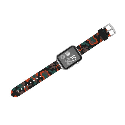 For Apple Watch Series 3 & 2 & 1 38mm Fashion Camouflage Pattern Silicone Watch Band - DealBuddy