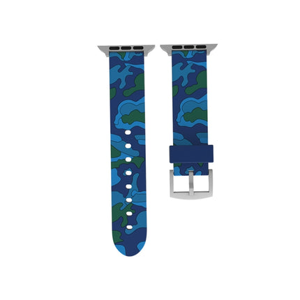 For Apple Watch Series 3 & 2 & 1 38mm Fashion Camouflage Pattern Silicone Watch Band, 38mm - DealBuddy