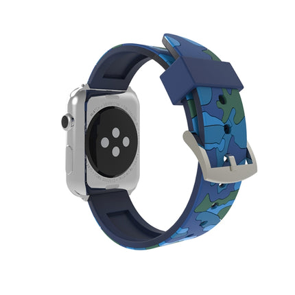 For Apple Watch Series 3 & 2 & 1 38mm Fashion Camouflage Pattern Silicone Watch Band, 38mm - DealBuddy
