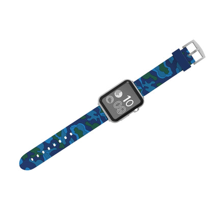 For Apple Watch Series 3 & 2 & 1 38mm Fashion Camouflage Pattern Silicone Watch Band, 38mm - DealBuddy