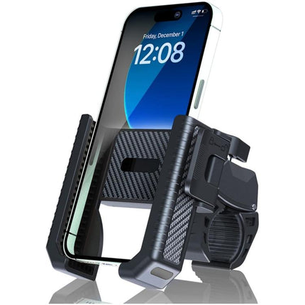 Carbon Fiber Texture Bicycle Non-slip Scooter Phone Holder - DealBuddy