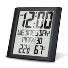 TS-8608 Multifunction Large Screen Clock Household Creative Thermometer Hygrometer - DealBuddy