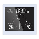TS-WP10-W Waterproof Bathroom Wall Clock Timer Household Thermometer Hygrometer - DealBuddy