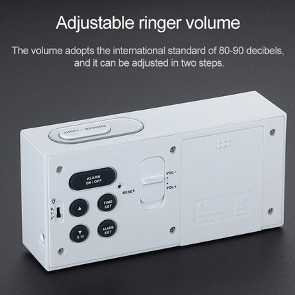 Automatic Night Light Electronic Clock Large Screen Adjustable Backlight Alarm Clock