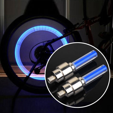 2 PCS Wheel Tyre Lamp With Battery for Car / Motorbike / Bike