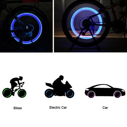 2 PCS Wheel Tyre Lamp With Battery for Car / Motorbike / Bike - DealBuddy