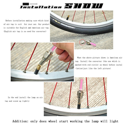 2 PCS Wheel Tyre Lamp With Battery for Car / Motorbike / Bike - DealBuddy