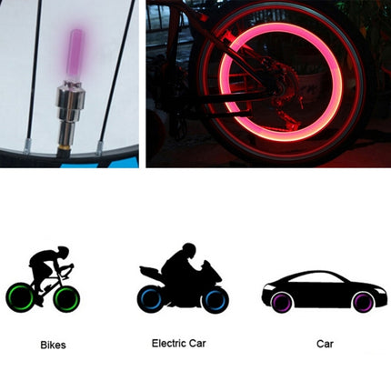 2 PCS Wheel Tyre Lamp With Battery for Car / Motorbike / Bike