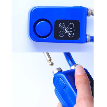 Bicycle Password Alarm IP44 Waterproof Burglar Vibration Alarm