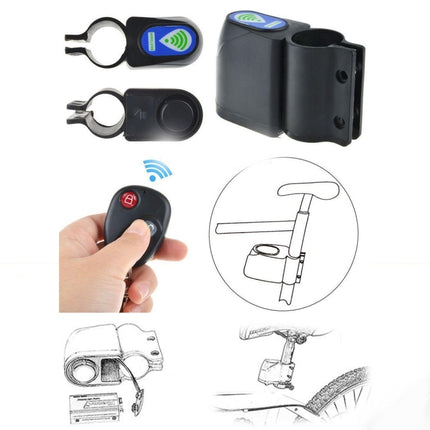 Universal Wireless Security Alarm Bicycle Alarm with Remote Control