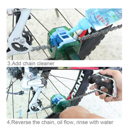CYLION Multifunctional Quick Wash Brushes Tool kits Chain Cleaner for Bicycle