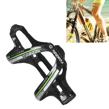 TOSEEK Gloss  Full Carbon Fiber Road Bicycle Water Bottle Holder
