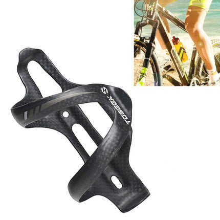 TOSEEK Matte Full Carbon Fiber Road Bicycle Water Bottle Holder