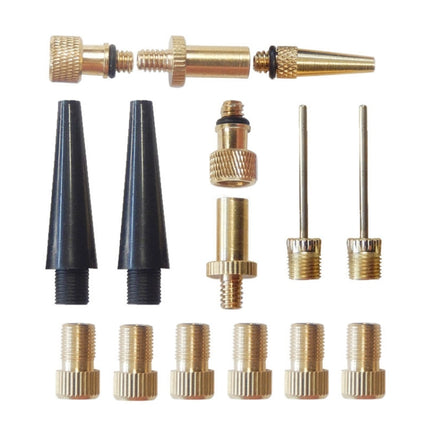 15 in 1 Inflator Adapter French Mouth / US Mouth / UK Mouth Inflation Needle Adapter - DealBuddy