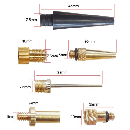 15 in 1 Inflator Adapter French Mouth / US Mouth / UK Mouth Inflation Needle Adapter - DealBuddy