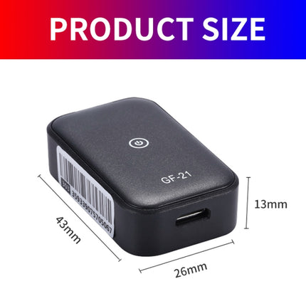 2G Car / Pet GPS Tracker GPS+LBS+WiFi Locator, GF21 - DealBuddy