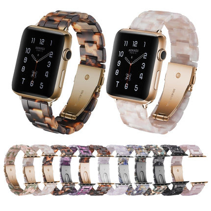 Simple Fashion Resin Watch Strap for, For Apple Watch Series 4 44mm & Series 3 & 2 & 1 42mm, For Apple Watch Series 4 40mm & Series 3 & 2 & 1 38mm, For Apple Watch Series 4 44mm & Series 3 & 2 & 1 42mm & Series 3 & 2 & 1 42mm - DealBuddy