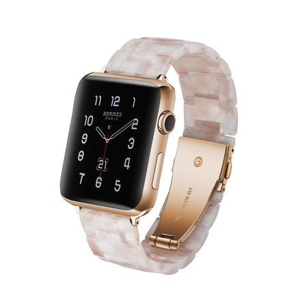 Simple Fashion Resin Watch Strap for, For Apple Watch Series 4 44mm & Series 3 & 2 & 1 42mm, For Apple Watch Series 4 40mm & Series 3 & 2 & 1 38mm, For Apple Watch Series 4 44mm & Series 3 & 2 & 1 42mm & Series 3 & 2 & 1 42mm - DealBuddy