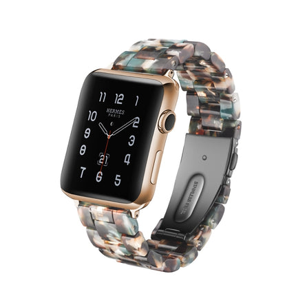 Simple Fashion Resin Watch Strap for, For Apple Watch Series 4 44mm & Series 3 & 2 & 1 42mm, For Apple Watch Series 4 40mm & Series 3 & 2 & 1 38mm, For Apple Watch Series 4 44mm & Series 3 & 2 & 1 42mm & Series 3 & 2 & 1 42mm - DealBuddy