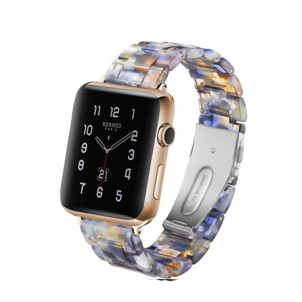 Simple Fashion Resin Watch Strap for, For Apple Watch Series 4 44mm & Series 3 & 2 & 1 42mm, For Apple Watch Series 4 40mm & Series 3 & 2 & 1 38mm, For Apple Watch Series 4 44mm & Series 3 & 2 & 1 42mm & Series 3 & 2 & 1 42mm - DealBuddy