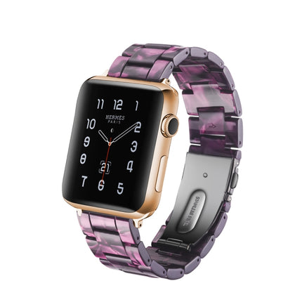 Simple Fashion Resin Watch Strap for, For Apple Watch Series 4 44mm & Series 3 & 2 & 1 42mm, For Apple Watch Series 4 40mm & Series 3 & 2 & 1 38mm, For Apple Watch Series 4 44mm & Series 3 & 2 & 1 42mm & Series 3 & 2 & 1 42mm - DealBuddy