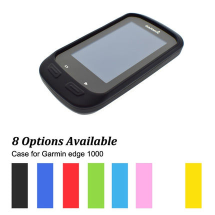 Bicycle Code Table Shockproof Silicone Colorful Protective Case for Garmin Edge 1000, Host not Included - DealBuddy