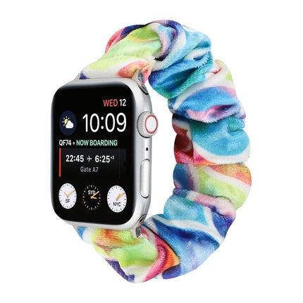 Flannel Hair Ring Replacement Strap Watchband, For Apple Watch Ultra 49mm / Series 8&7 45mm / SE 2&6&SE&5&4 44mm / 3&2&1 42mm, For Apple Watch Series 7 45mm / 6 & SE & 5 & 4 44mm / 3 & 2 & 1 42mm                                                         ... - DealBuddy