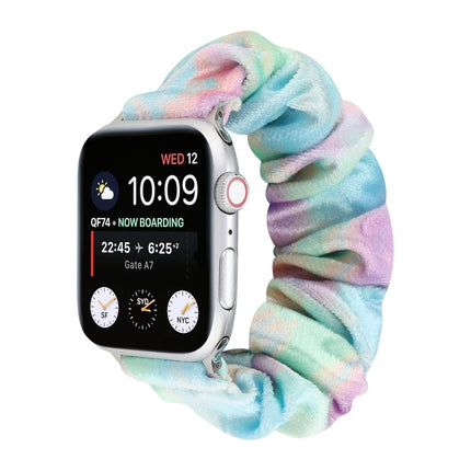 Flannel Hair Ring Replacement Strap Watchband, For Apple Watch Ultra 49mm / Series 8&7 45mm / SE 2&6&SE&5&4 44mm / 3&2&1 42mm, For Apple Watch Series 7 45mm / 6 & SE & 5 & 4 44mm / 3 & 2 & 1 42mm                                                         ... - DealBuddy