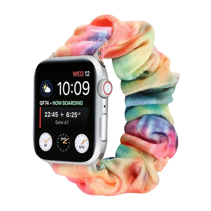 Flannel Hair Ring Replacement Strap Watchband, For Apple Watch Ultra 49mm / Series 8&7 45mm / SE 2&6&SE&5&4 44mm / 3&2&1 42mm, For Apple Watch Series 7 45mm / 6 & SE & 5 & 4 44mm / 3 & 2 & 1 42mm                                                         ... - DealBuddy