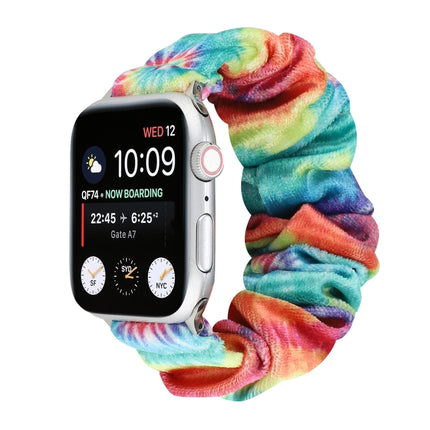 Flannel Hair Ring Replacement Strap Watchband, For Apple Watch Ultra 49mm / Series 8&7 45mm / SE 2&6&SE&5&4 44mm / 3&2&1 42mm, For Apple Watch Series 7 45mm / 6 & SE & 5 & 4 44mm / 3 & 2 & 1 42mm                                                         ... - DealBuddy