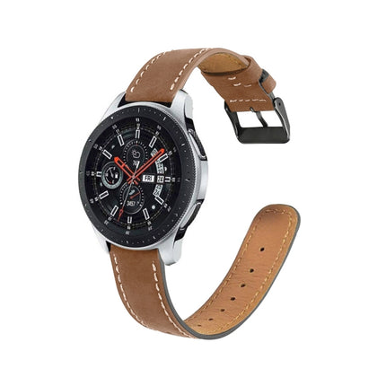 For Samsung Galaxy Watch Active / Active 2 40mm / Active 2 44mm Round Tail Genuine Leather Replacement Strap Watchband, For Samsung Galaxy Watch Active - DealBuddy
