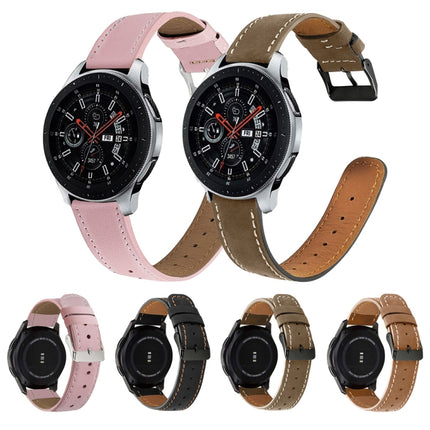 For Samsung Galaxy Watch Active / Active 2 40mm / Active 2 44mm Round Tail Genuine Leather Replacement Strap Watchband, For Samsung Galaxy Watch Active - DealBuddy