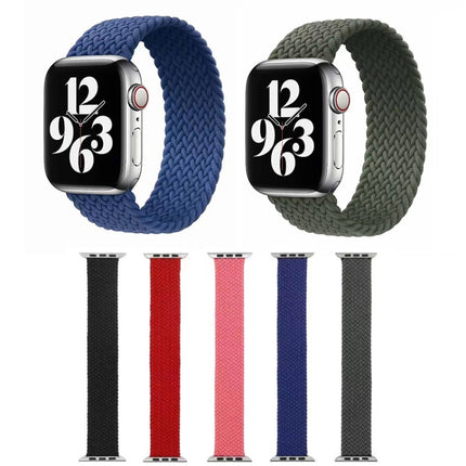 Single-turn Nylon Woven Watchband For Apple Watch Series 6 & SE & 5 & 4 40mm / 3 & 2 & 1 38mm, S, M, L - DealBuddy