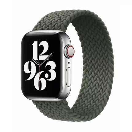 Single-turn Nylon Woven Watchband For Apple Watch Series 6 & SE & 5 & 4 44mm / 3 & 2 & 1 42mm, S, M, L - DealBuddy