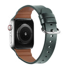 Replacement Genuine Leather Watchbands, For Apple Watch Series 7 45mm / 6 & SE & 5 & 4 44mm / 3 & 2 & 1 42mm, For Apple Watch Series 7 41mm / 6 & SE & 5 & 4 40mm / 3 & 2 & 1 38mm - DealBuddy