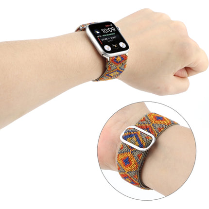Metal Japanese Buckle Elastic Nylon Replacement Watchbands, For Apple Watch Series 7 45mm / 6 & SE & 5 & 4 44mm / 3 & 2 & 1 42mm, For Apple Watch Series 8&7 41mm / SE 2&6&SE&5&4 40mm / 3&2&1 38mm                                                         ... - DealBuddy