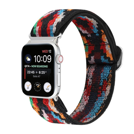 Metal Japanese Buckle Elastic Nylon Replacement Watchbands, For Apple Watch Series 7 45mm / 6 & SE & 5 & 4 44mm / 3 & 2 & 1 42mm, For Apple Watch Series 8&7 41mm / SE 2&6&SE&5&4 40mm / 3&2&1 38mm                                                         ... - DealBuddy