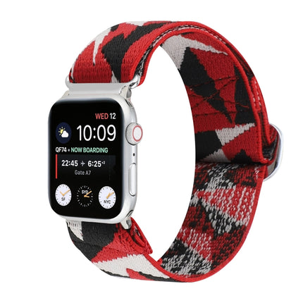 Metal Japanese Buckle Elastic Nylon Replacement Watchbands, For Apple Watch Series 7 45mm / 6 & SE & 5 & 4 44mm / 3 & 2 & 1 42mm, For Apple Watch Series 8&7 41mm / SE 2&6&SE&5&4 40mm / 3&2&1 38mm                                                         ... - DealBuddy