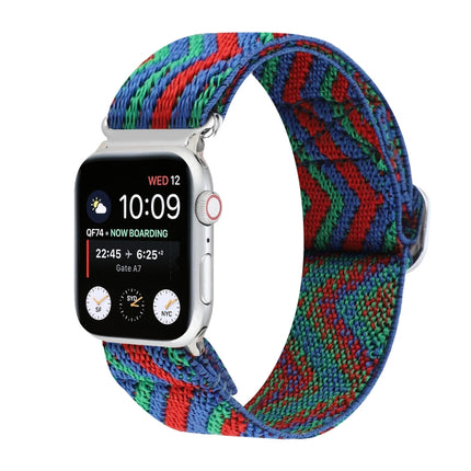 Metal Japanese Buckle Elastic Nylon Replacement Watchbands, For Apple Watch Series 7 45mm / 6 & SE & 5 & 4 44mm / 3 & 2 & 1 42mm, For Apple Watch Series 8&7 41mm / SE 2&6&SE&5&4 40mm / 3&2&1 38mm                                                         ... - DealBuddy