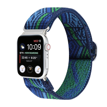 Metal Japanese Buckle Elastic Nylon Replacement Watchbands, For Apple Watch Series 7 45mm / 6 & SE & 5 & 4 44mm / 3 & 2 & 1 42mm, For Apple Watch Series 8&7 41mm / SE 2&6&SE&5&4 40mm / 3&2&1 38mm                                                         ... - DealBuddy