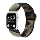 Metal Japanese Buckle Elastic Nylon Replacement Watchbands, For Apple Watch Series 7 45mm / 6 & SE & 5 & 4 44mm / 3 & 2 & 1 42mm, For Apple Watch Series 8&7 41mm / SE 2&6&SE&5&4 40mm / 3&2&1 38mm                                                         ... - DealBuddy