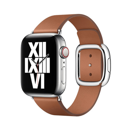 Modern Style Leather Watch Band For Apple Watch 42mm / 41mm / 40mm / 38mm, For Apple Watch 42mm / 41mm / 40mm / 38mm - DealBuddy