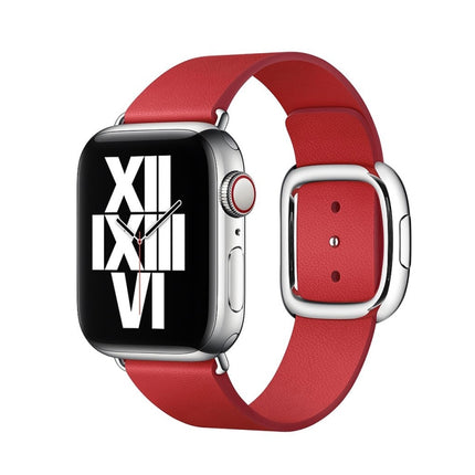 Modern Style Leather Watch Band For Apple Watch 42mm / 41mm / 40mm / 38mm, For Apple Watch 42mm / 41mm / 40mm / 38mm - DealBuddy