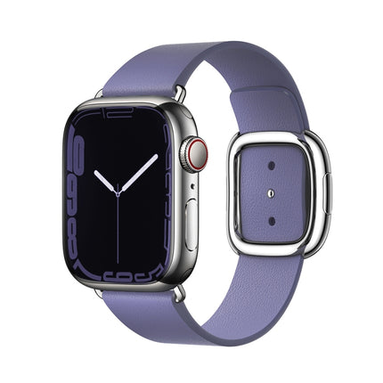 Modern Style Leather Watch Band For Apple Watch 42mm / 41mm / 40mm / 38mm, For Apple Watch 42mm / 41mm / 40mm / 38mm - DealBuddy