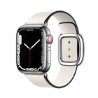 Modern Style Leather Watch Band For Apple Watch 42mm / 41mm / 40mm / 38mm, For Apple Watch 42mm / 41mm / 40mm / 38mm - DealBuddy